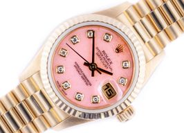 Rolex Lady-Datejust 79178 (2001) - Roze wijzerplaat 26mm Geelgoud