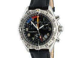 Breitling Transocean Chronograph A53040.1 (1998) - Black dial 42 mm Steel case