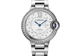 Cartier Ballon Bleu 33mm W4BB0035 (2025) - Grijs wijzerplaat 33mm Staal
