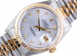 Rolex Datejust 36 16233 (1988) - Silver dial 36 mm Gold/Steel case