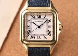 Cartier Panthère 8839 (1995) - White dial 27 mm Yellow Gold case