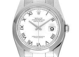 Rolex Datejust 36 116200 (2013) - Wit wijzerplaat 36mm Staal