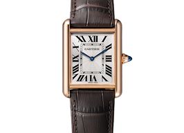 Cartier Tank Louis Cartier WGTA0011 (2025) - Silver dial 34 mm Rose Gold case