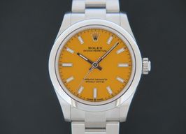 Rolex Oyster Perpetual 277200 (2021) - Yellow dial 31 mm Steel case