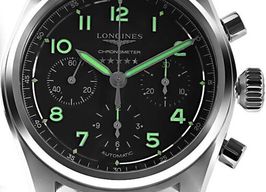 Longines Spirit L3.829.1.53.2 (2026) - Zwart wijzerplaat 42mm Titanium