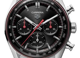 TAG Heuer Carrera CBS2114.BA0053 (2026) - Zwart wijzerplaat 41mm Staal
