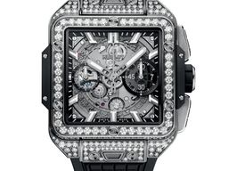 Hublot Square Bang 821.NX.0170.RX.1604 (2025) - Transparant wijzerplaat 42mm Titanium