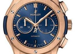 Hublot Classic Fusion Chronograph 541.OX.7180.RX (2026) - Blue dial 42 mm Rose Gold case