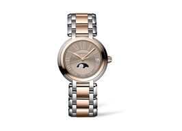 Longines PrimaLuna L8.115.5.61.7 (2024) - Bruin wijzerplaat 31mm Goud/Staal