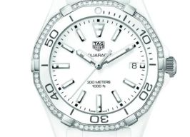 TAG Heuer Aquaracer Lady WAY1396.BH0717 (2024) - Wit wijzerplaat 35mm Keramiek
