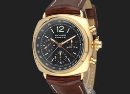 Panerai Radiomir Chronograph PAM00147 (2003) - Black dial 42 mm Rose Gold case