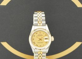 Rolex Lady-Datejust 69173 (1996) - Gold dial 26 mm Gold/Steel case