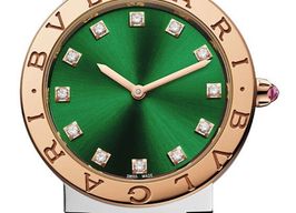 Bulgari Bulgari 103202 (2026) - Groen wijzerplaat 33mm Goud/Staal
