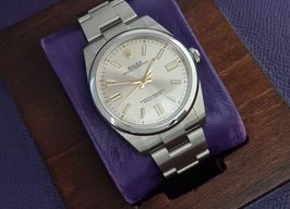 Rolex Oyster Perpetual 41 124300 (2022) - Zilver wijzerplaat 41mm Staal
