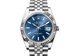 Rolex Datejust 41 126334 (2025) - Blauw wijzerplaat 41mm Staal