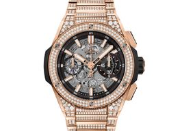 Hublot Big Bang 451.OX.1180.OX.3704 (2021) - Transparent dial 42 mm Rose Gold case