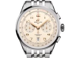 Breitling Premier AB0145211G1A1 (2023) - Geel wijzerplaat 42mm Staal