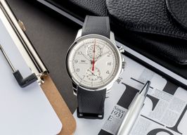 IWC Portuguese Yacht Club Chronograph IW390502 (2015) - Zilver wijzerplaat 44mm Staal