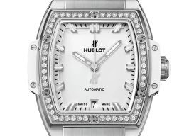 Hublot Spirit of Big Bang 665.NE.2010.RW.1204 (2024) - Wit wijzerplaat 39mm Titanium