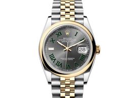 Rolex Datejust 36 126203 (2023) - Grijs wijzerplaat 36mm Staal