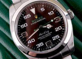 Rolex Air-King 116900 (2018) - Zwart wijzerplaat 40mm Staal