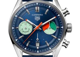 TAG Heuer Carrera CBS2213.FN6002 (2024) - Blauw wijzerplaat 39mm Staal