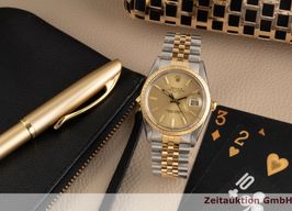 Rolex Oyster Perpetual Date 15053 (1985) - Champagne dial 34 mm Gold/Steel case