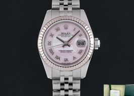 Rolex Lady-Datejust 179174 (2006) - Pearl dial 26 mm Steel case