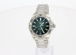 TAG Heuer Aquaracer WBP2115.BA0627 (2025) - Groen wijzerplaat 40mm Staal