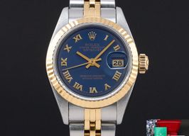Rolex Lady-Datejust 69173 (1995) - Blue dial 26 mm Gold/Steel case