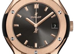 Hublot Classic Fusion Racing Grey 581.OX.7081.LR (2024) - Grijs wijzerplaat 33mm Roségoud