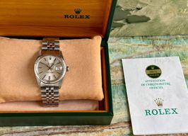 Rolex Datejust 36 16014 (1984) - Zilver wijzerplaat 36mm Staal