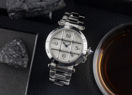 Cartier Pasha W31040H3 (2005) - White dial 38 mm Steel case