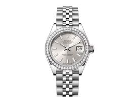 Rolex Lady-Datejust 279384RBR-0007 (2024) - Silver dial 28 mm Steel case