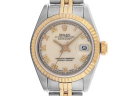Rolex Lady-Datejust 69173 (1985) - Beige dial 26 mm Gold/Steel case
