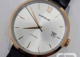 Montblanc Heritage Spirit 111624 (2024) - Zilver wijzerplaat 39mm Goud/Staal