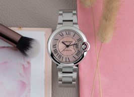 Cartier Ballon Bleu 33mm WSBB0031 (2020) - Roze wijzerplaat 33mm Staal