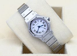 Cartier Santos 0906 (1985) - White dial 25 mm Steel case