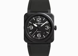 Bell & Ross BR 03 BR03A-BL-CE/SRB (2025) - Zwart wijzerplaat 42mm Keramiek