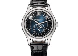 Patek Philippe Annual Calendar 5205G-013 (2026) - Blue dial 40 mm White Gold case