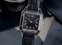 Cartier Santos Dumont WSSA0046 (Unknown (random serial)) - Black dial 44 mm Steel case