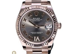 Rolex Datejust 31 278275 (2022) - Grey dial 31 mm Rose Gold case