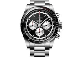 Longines Conquest L3.835.4.52.6 (2024) - Zwart wijzerplaat 42mm Staal