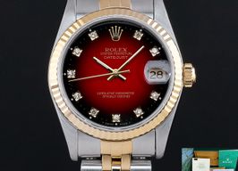 Rolex Datejust 31 68273 (1991) - Rood wijzerplaat 31mm Goud/Staal