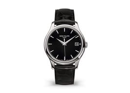 Patek Philippe Calatrava 5227G-010 (2025) - Zwart wijzerplaat 39mm Witgoud