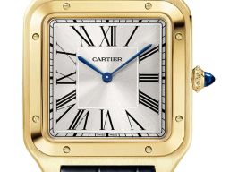 Cartier Santos Dumont WGSA0108 (2026) - Zilver wijzerplaat 34mm Geelgoud