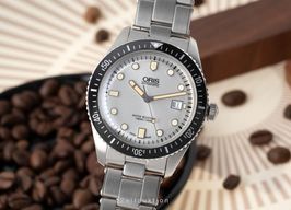 Oris Divers Sixty Five 01 733 7720 4051-07 8 21 18 (Onbekend (willekeurig serienummer)) - Zilver wijzerplaat 42mm Staal
