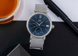 IWC Portofino Hand-Wound IW510116 (Unknown (random serial)) - Blue dial 45 mm Steel case