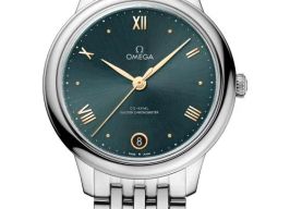Omega De Ville 434.10.34.20.10.001 (2026) - Turquoise wijzerplaat 34mm Staal