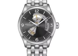 Hamilton Jazzmaster Open Heart H32705181 (2025) - Zwart wijzerplaat 42mm Staal